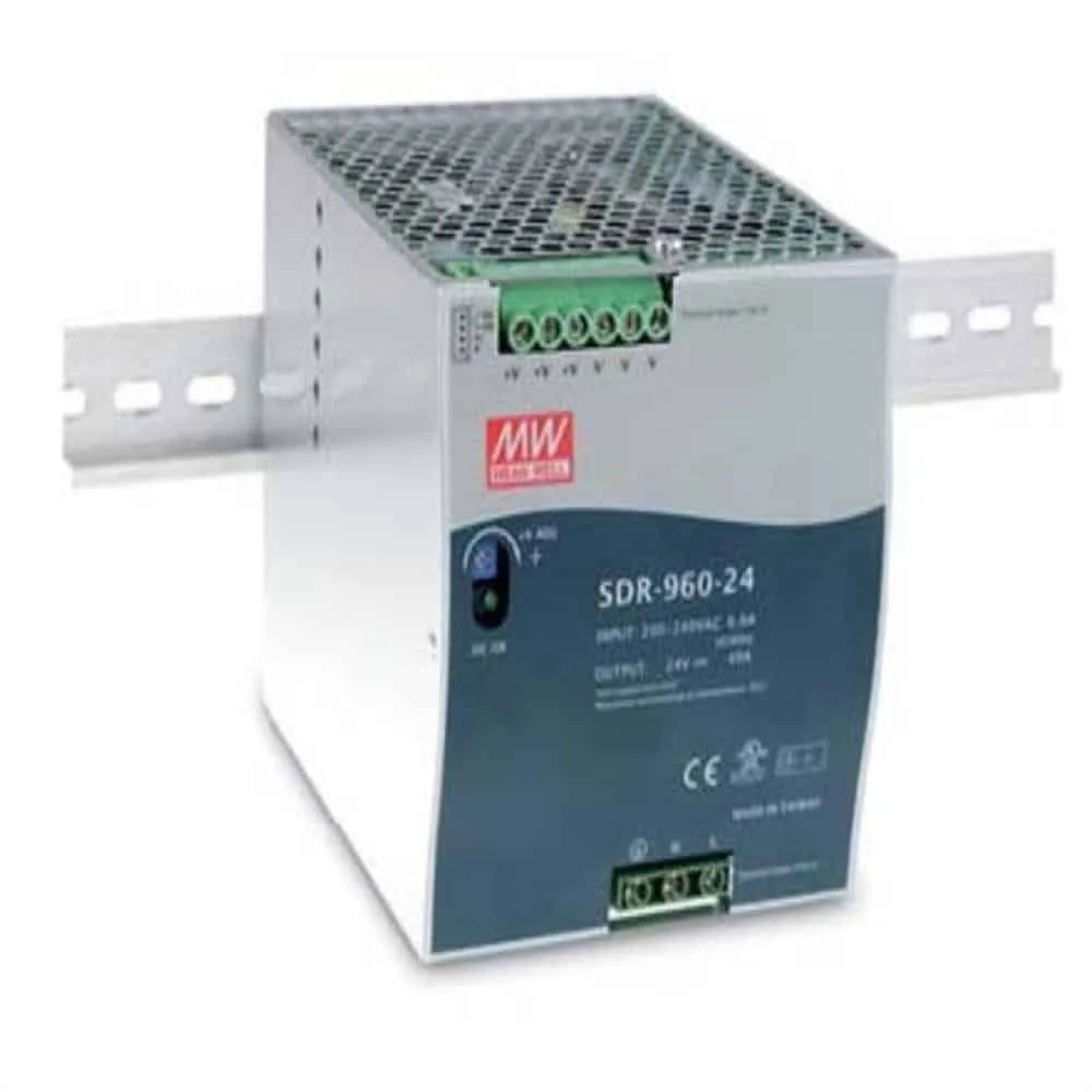 SDR-960 SDR-960-48 Mean Well Power Supply 48 VDC 20A Din Rail - Image 1