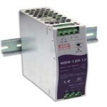 WDR-120-24 Mean Well Power Supply 24 VDC 5A Din Rail