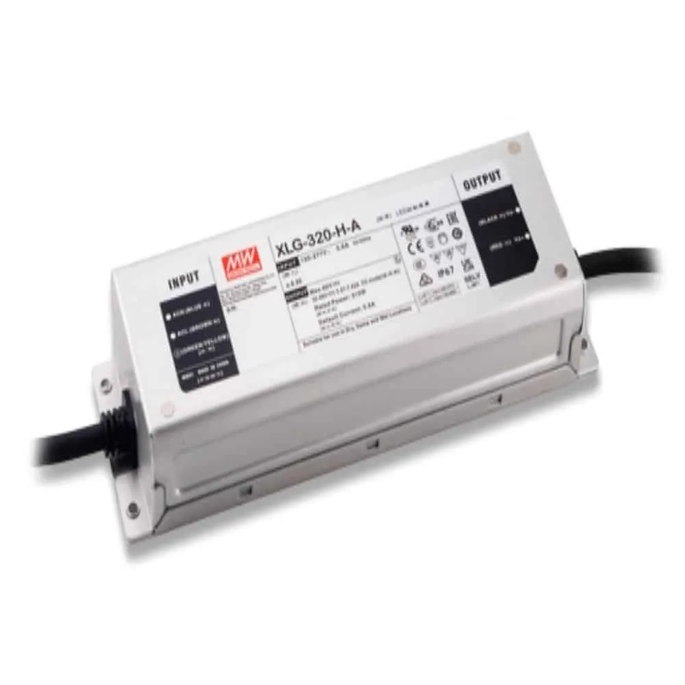 XLG-320 XLG-320-H-A Mean Well LED Driver +30~56 VDC 2800~7420mA - Image 1